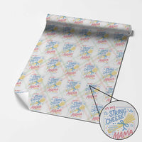In My String Cheese Mama Era Wrapping Paper Roll Funny Mom Life Coquette Bow