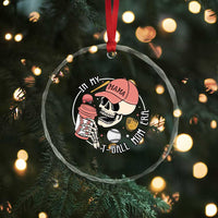 In My T-Ball Mom Era Skeleton Crystal Glass Ornament Baseball Mother's Day - Wonder Print Shop