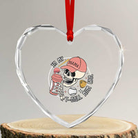 In My T-Ball Mom Era Skeleton Heart Crystal Glass Ornament Baseball Mother's Day - Wonder Print Shop