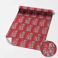 In My Very Merry Teacher Era Xmas Groovy Christmas Wrapping Paper Roll