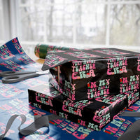 In My Very Merry Teacher Era Xmas Groovy Christmas Wrapping Paper Roll