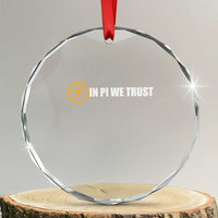 In Pi We Trust Cryptocurrency Crystal Glass Ornament Crypto Coins Blockchain Mining - Wonder Print Shop