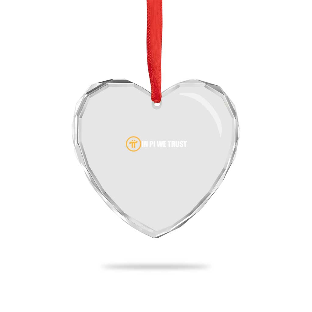 In Pi We Trust Cryptocurrency Heart Crystal Glass Ornament Crypto Coins Blockchain Mining - Wonder Print Shop