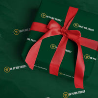In Pi We Trust Cryptocurrency Wrapping Paper Roll Crypto Coins Blockchain Mining - Wonder Print Shop
