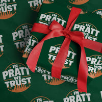 In Pratt We Trust Los Angeles Skyline Graphic Wrapping Paper Roll Patriotic LA City California Pride Local Leadership