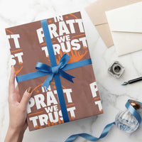 In Pratt We Trust Los Angeles Skyline Graphic Wrapping Paper Roll Patriotic LA City California Pride Local Leadership