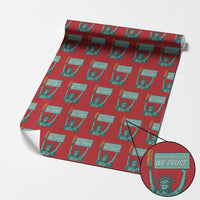 In Sandwich Guy We Trust Wrapping Paper Roll Funny Liberty with Baguette Parody Graphic Political Satire - Wonder Print Shop