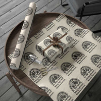 In This Family Nobody Fights Alone Wrapping Paper Roll Melanoma Warrior Support