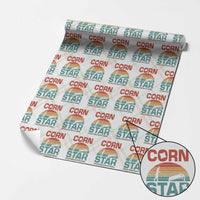 Inappropriate Cornhole Wrapping Paper Roll Retro Funny Adult Humor Cornstar Your Hole Is My Goal