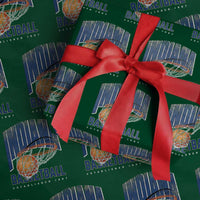 Indiana Basketball Throwback Wrapping Paper Roll Retro Hoop Graphic for IN Fans Since 1967
