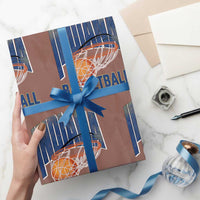 Indiana Basketball Throwback Wrapping Paper Roll Retro Hoop Graphic for IN Fans Since 1967