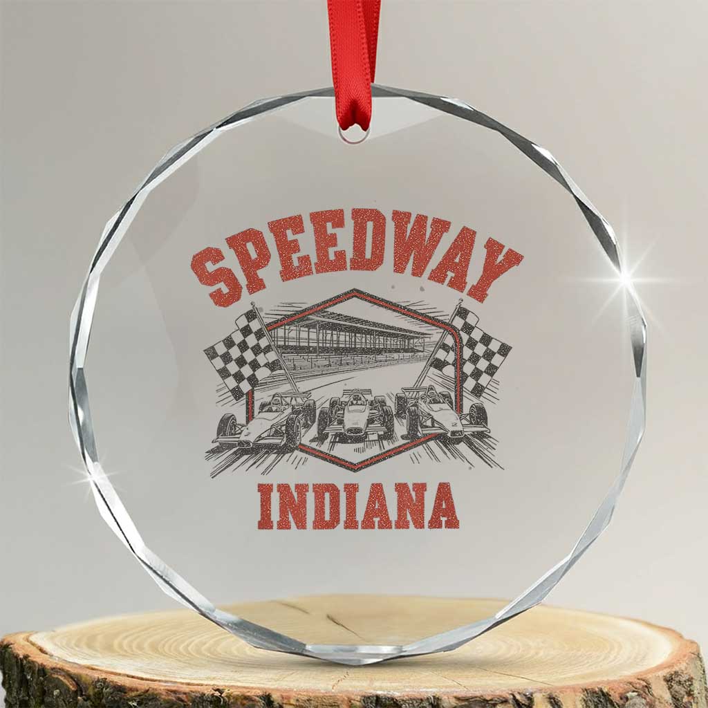 Indiana Speedway Slammer 2025 Crystal Glass Ornament Detention Prison Jail TS02