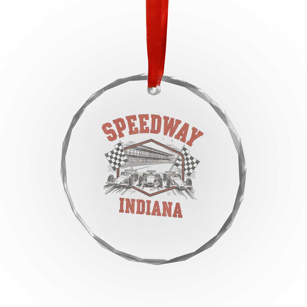 Indiana Speedway Slammer 2025 Crystal Glass Ornament Detention Prison Jail TS02
