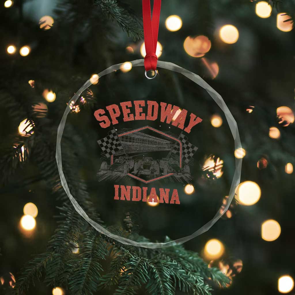 Indiana Speedway Slammer 2025 Crystal Glass Ornament Detention Prison Jail TS02
