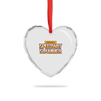 Indiana Speedway Slammer 2025 Heart Crystal Glass Ornament Detention Prison - Wonder Print Shop
