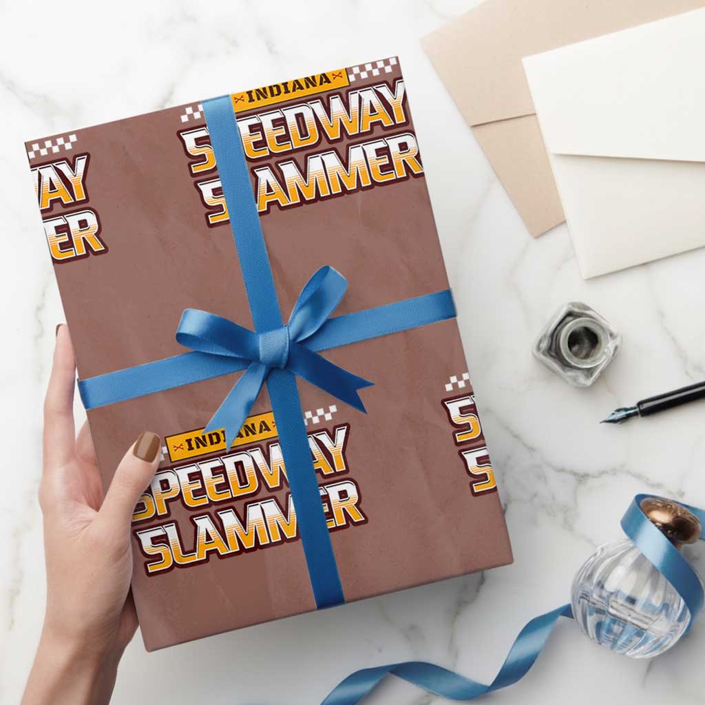 Indiana Speedway Slammer 2025 Wrapping Paper Roll Detention Prison - Wonder Print Shop