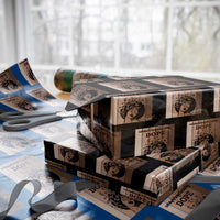 Inspirational Black Women Gift Wrapping Paper Roll Unapologetically Dope - Wonder Print Shop
