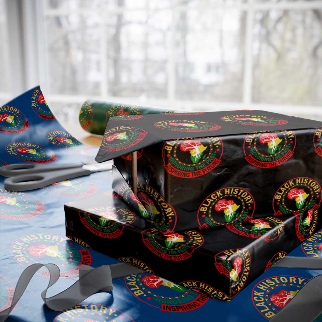 Inspiring The Future Honoring The Past Wrapping Paper Roll African American Heritage - Wonder Print Shop