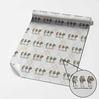 Introverted Moms Club Frog Graphic Wrapping Paper Roll Funny Mothers Day Gift