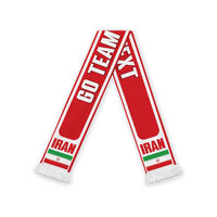 Iran 2026 Football Personalised Soccer Scarf Go Team Meli