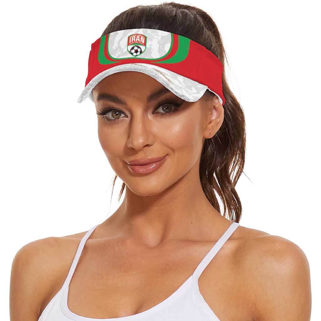 Iran 2026 Football Sun Visor Cap Go Team Meli
