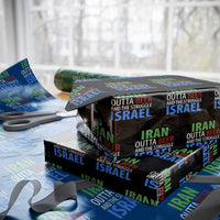 Iran And Israel Political Satire Wrapping Paper Roll The Great Beer Struggle