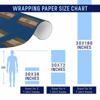 Iran Azadi Lion Sun Sword Flag Free Iran Revolution Wrapping Paper Roll