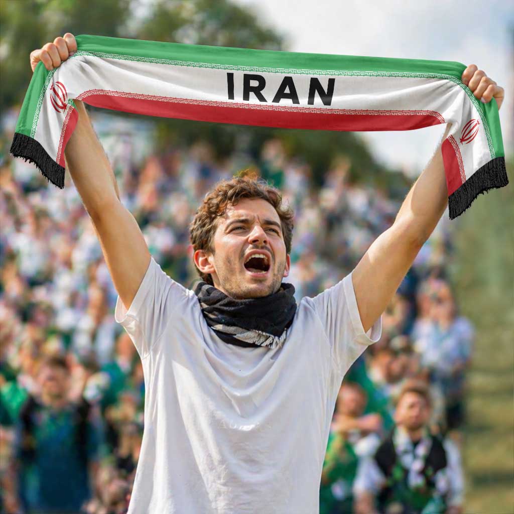 Iran Football 2026 Soccer Scarf Flag Style