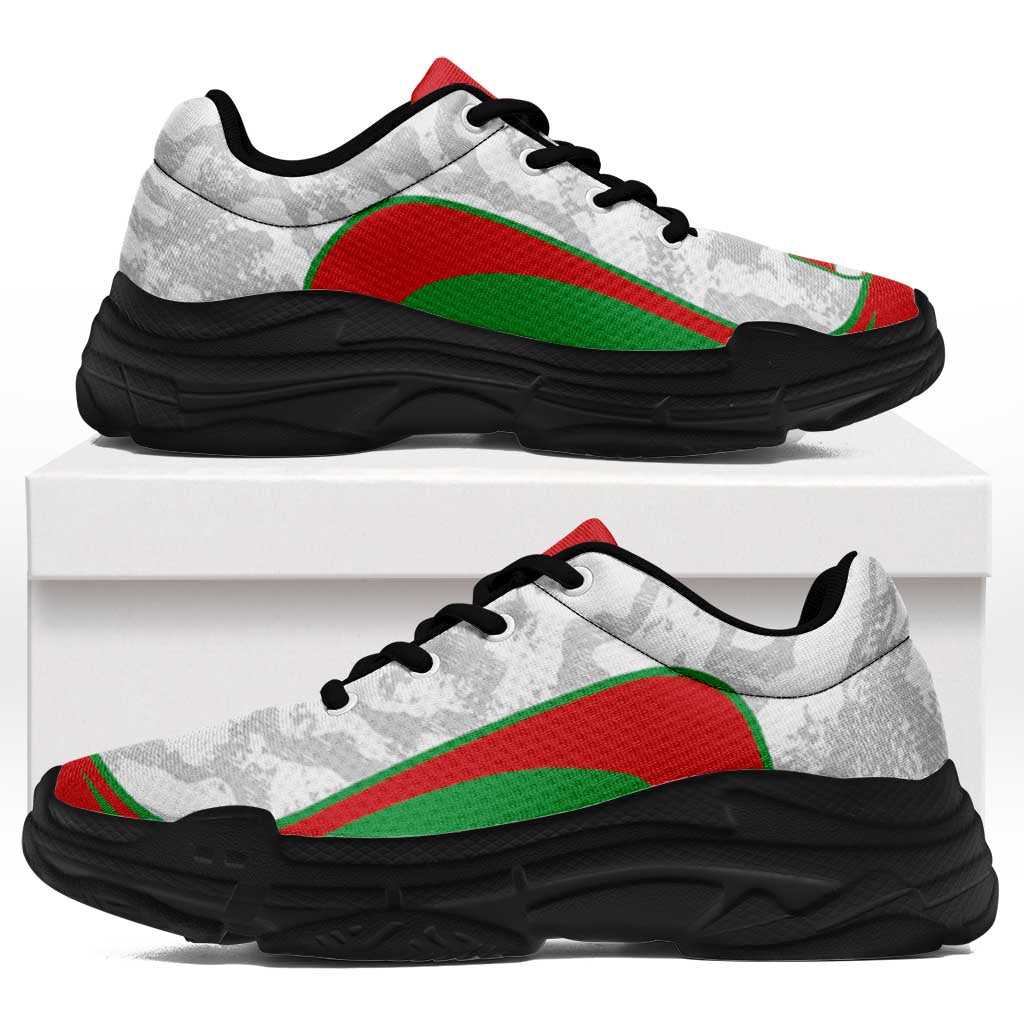 Iran Football Chunky Sneakers Come On Team Melli Cheetah - Wonder Print Shop