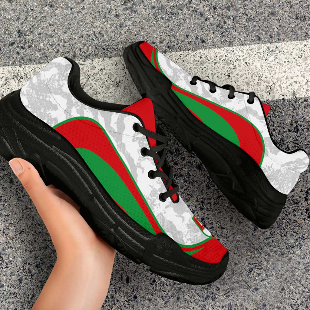 Iran Football Chunky Sneakers Come On Team Melli Cheetah - Wonder Print Shop