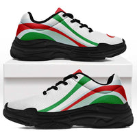 Iran Football Chunky Sneakers Flag-Inspired Curve Style