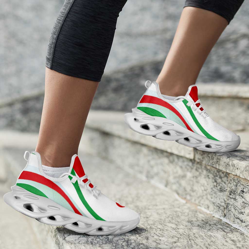Iran Football Clunky Sneakers Flag-Inspired Curve Style
