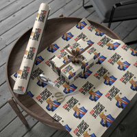 Iran Forgot Our President Has 34 Felonies Wrapping Paper Roll Funny Political Satire
