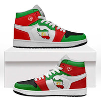 Iran High Sneakers AJ1 Classic National Flag Style - Wonder Print Shop