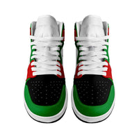 Iran High Sneakers AJ1 Classic National Flag Style - Wonder Print Shop