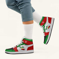 Iran High Sneakers AJ1 Classic National Flag Style - Wonder Print Shop