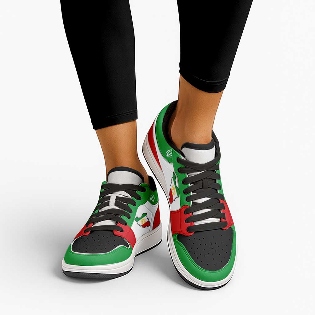 Iran Low Sneakers Classic National Flag Style - Wonder Print Shop