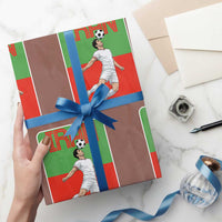 Iran Soccer Lover Wrapping Paper Roll Proud Persian Roots Gift