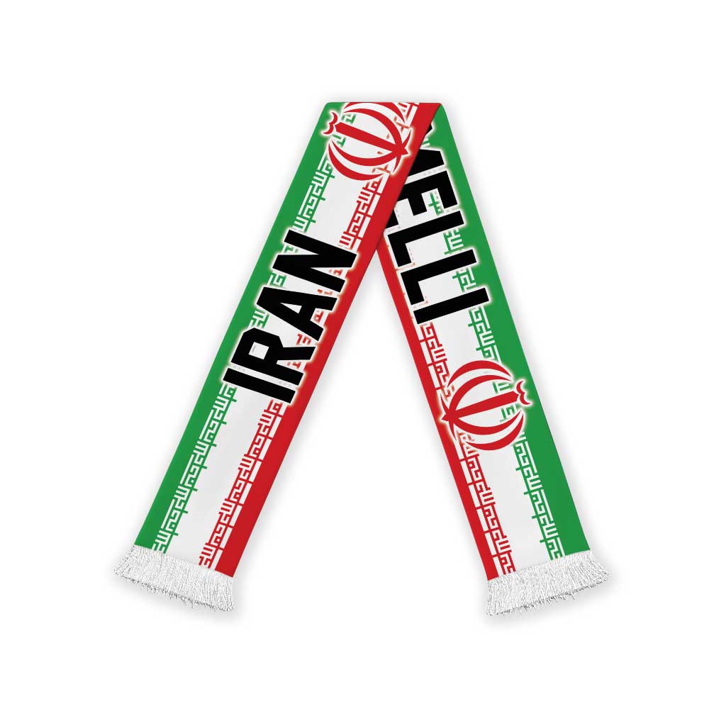 Iran World Football 2026 Soccer Scarf National Pride Never Stops