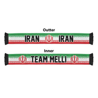 Iran World Football 2026 Soccer Scarf National Pride Never Stops