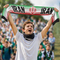 Iran World Football 2026 Soccer Scarf National Pride Never Stops