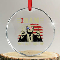 Iran Your Gas Price Up Crystal Glass Ornament Funny Political Gas Station
