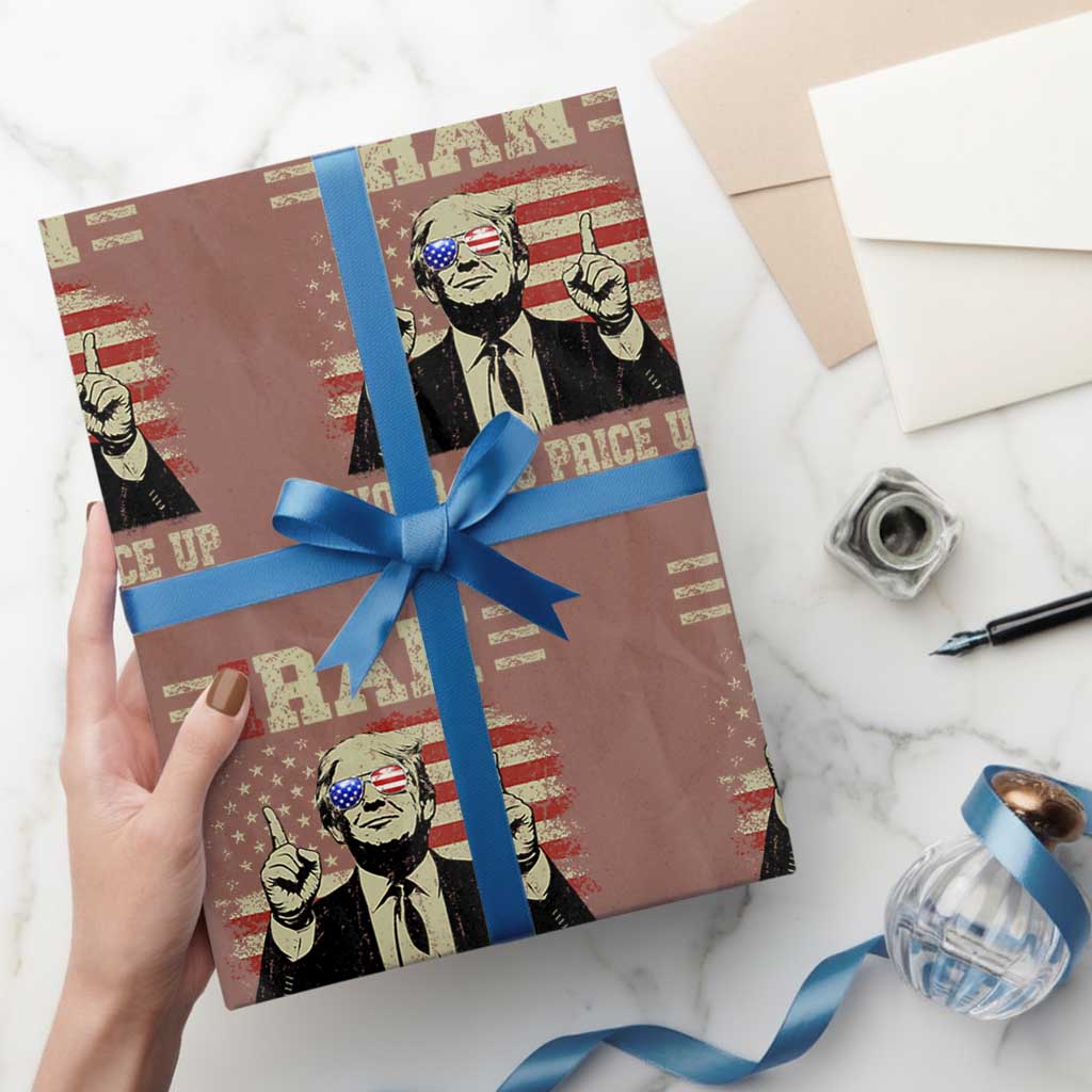 Iran Your Gas Price Up Wrapping Paper Roll Funny Political Gas Station