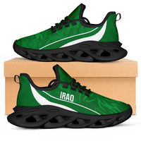 Iraq 2026 Football Clunky Sneakers Usood al-Rafidayn Grunge Curve Stylized - Wonder Print Shop