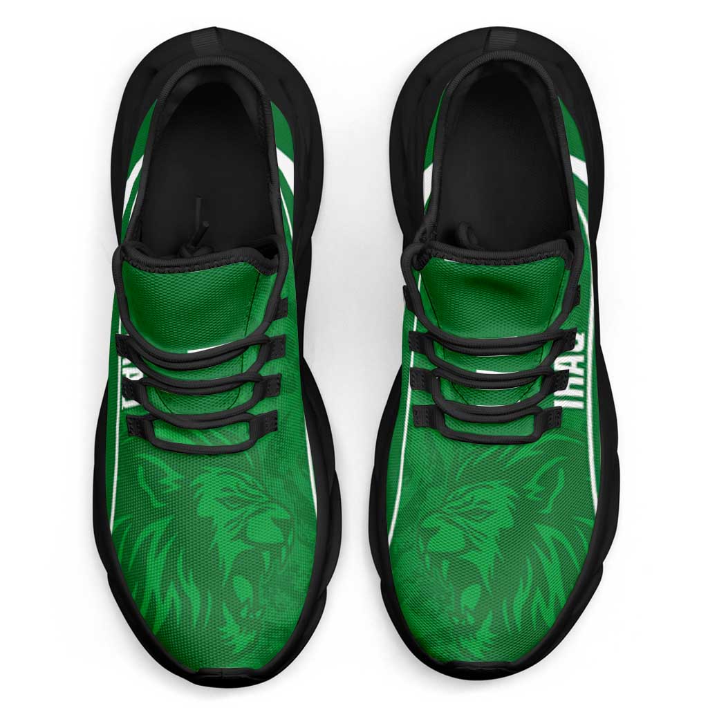 Iraq 2026 Football Clunky Sneakers Usood al-Rafidayn Grunge Curve Stylized - Wonder Print Shop