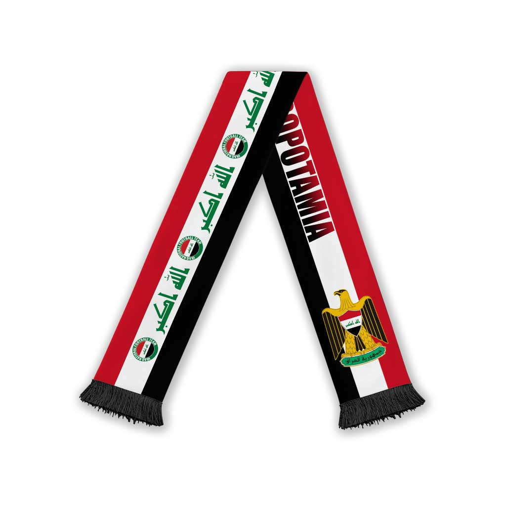 Iraq 2026 Football Soccer Scarf Go Lions of Mesopotamia