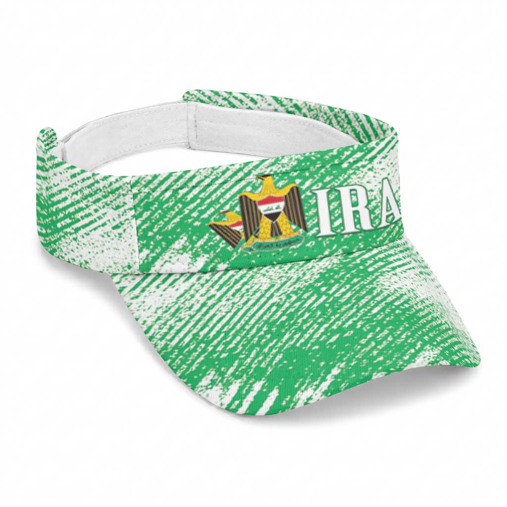 Iraq 2026 Football Sun Visor Cap Go Lions of Mesopotamia