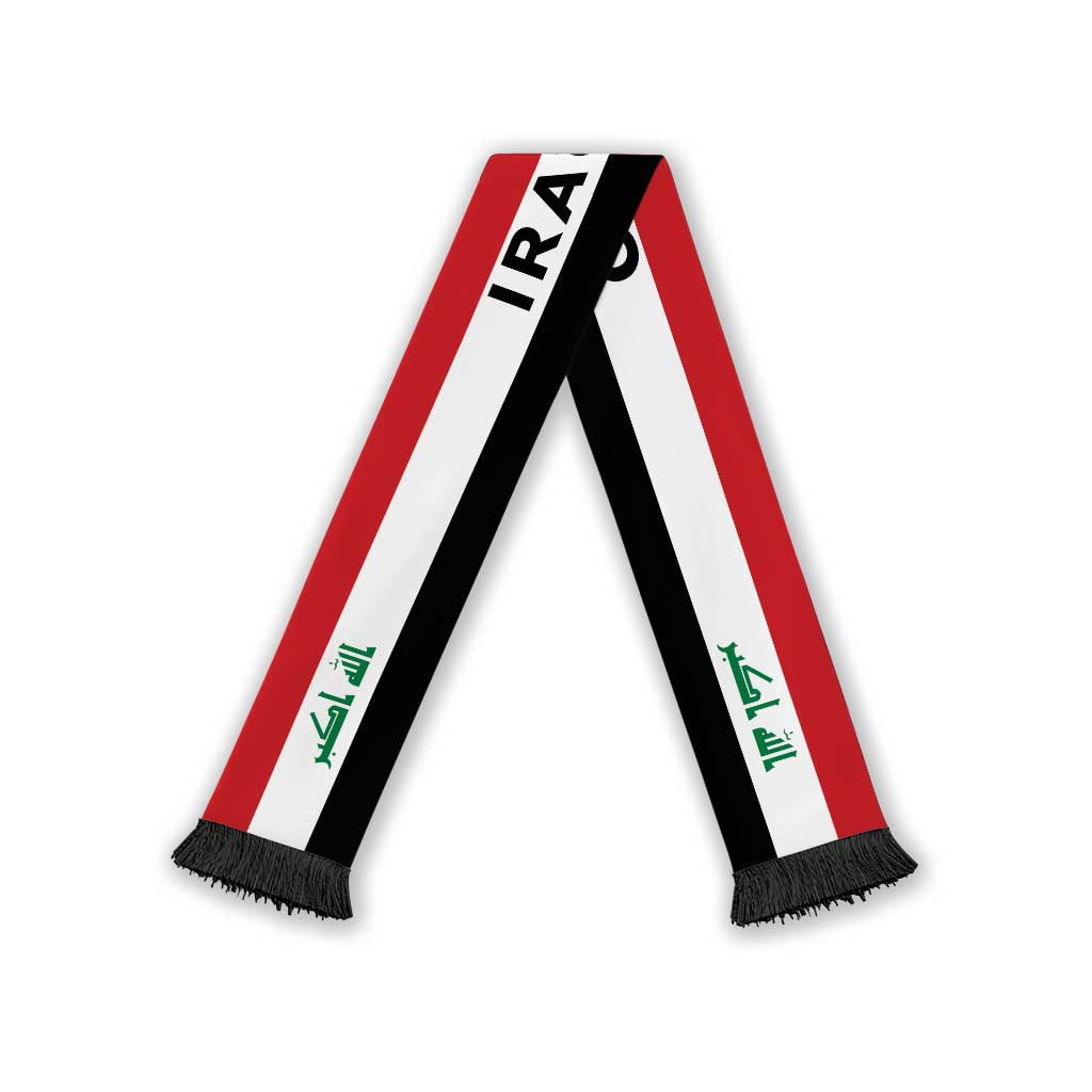 Iraq Football 2026 Soccer Scarf Flag Style
