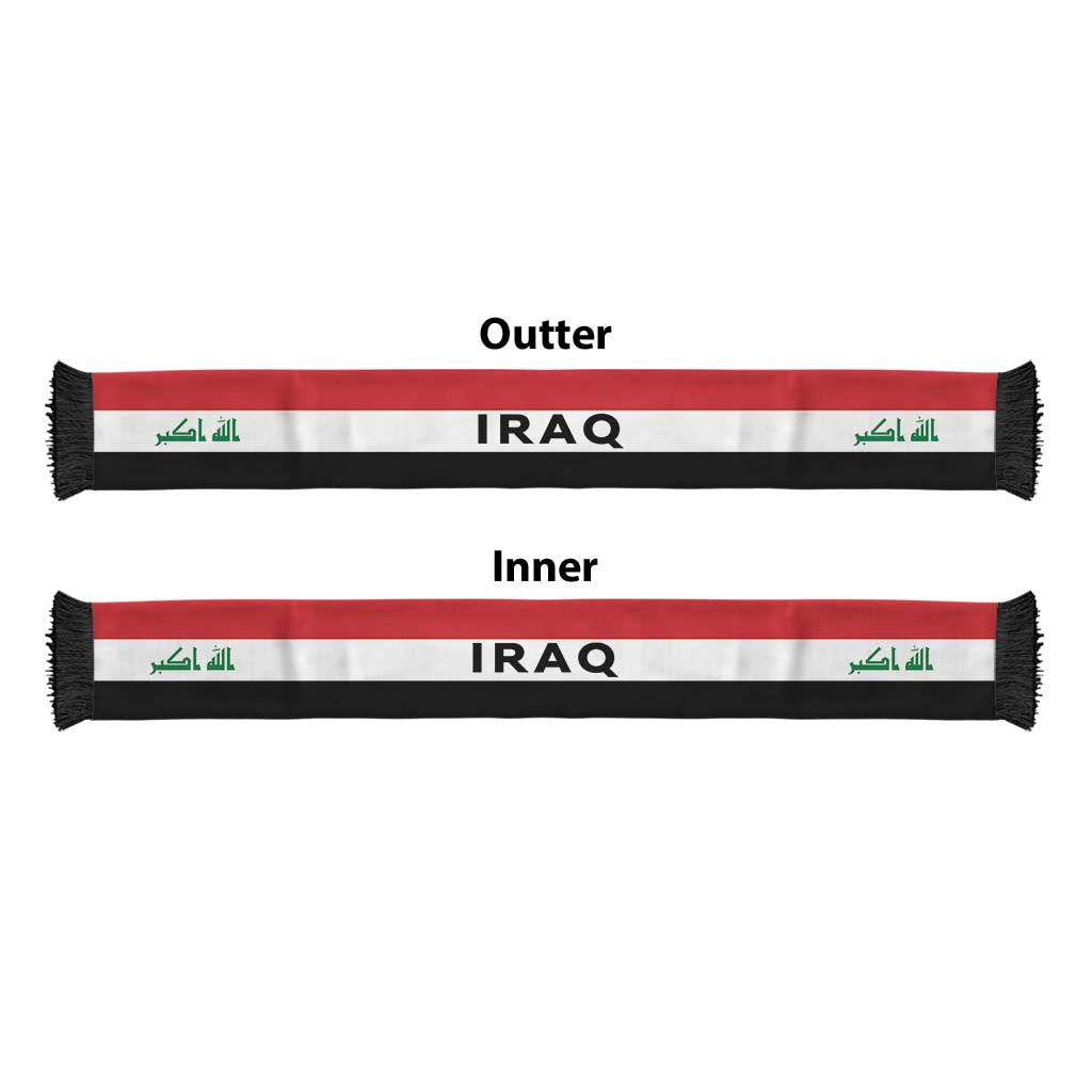Iraq Football 2026 Soccer Scarf Flag Style
