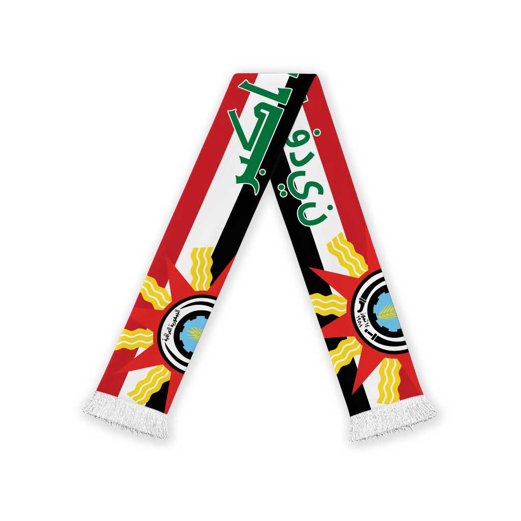 Iraq World Football 2026 Soccer Scarf National Pride Never Stops